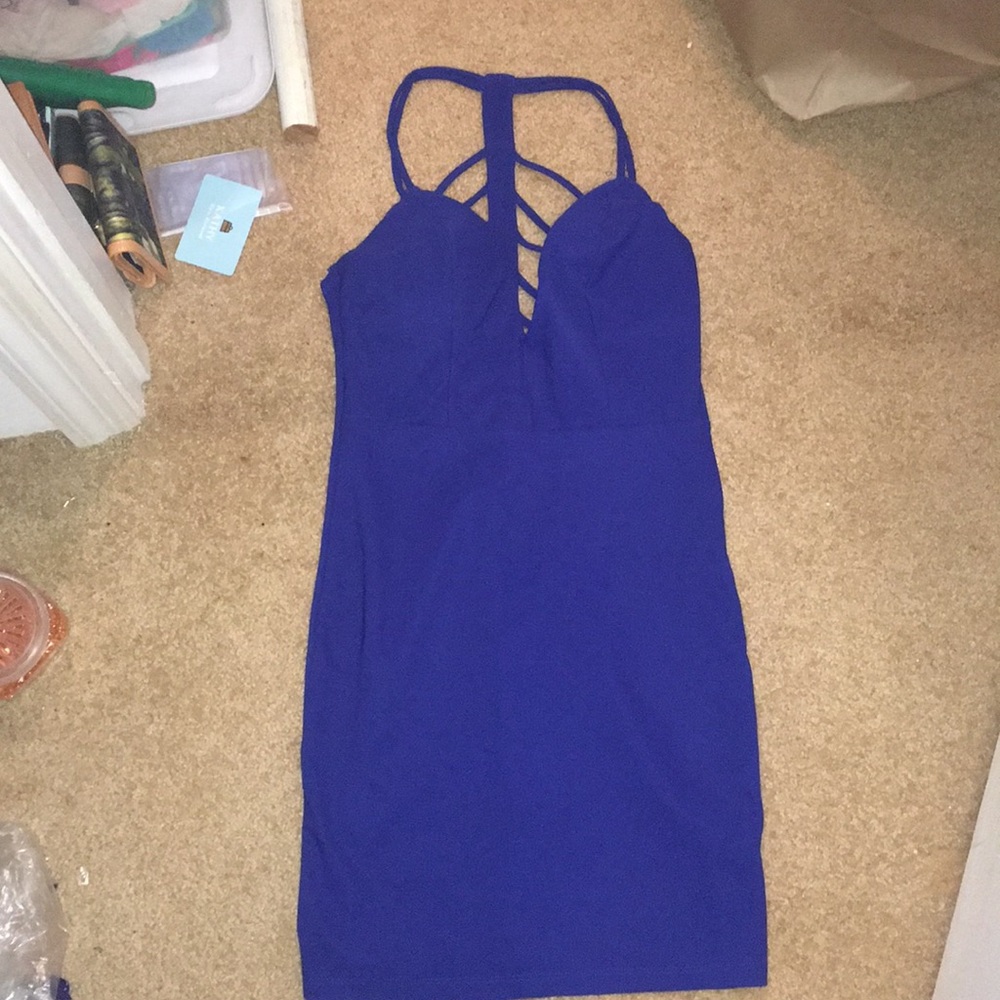 Blue dress